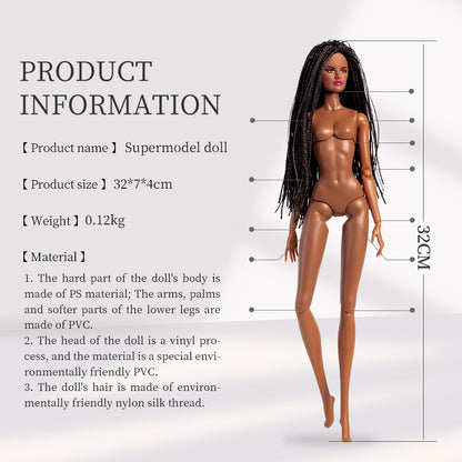 Tan Skin Tone Jonted MIYA Fashion Doll (Gold Label Edition)