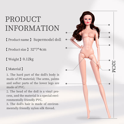 Pink Natural Skin Tone Jonted TINA Fashion Doll (Gold Label Edition)