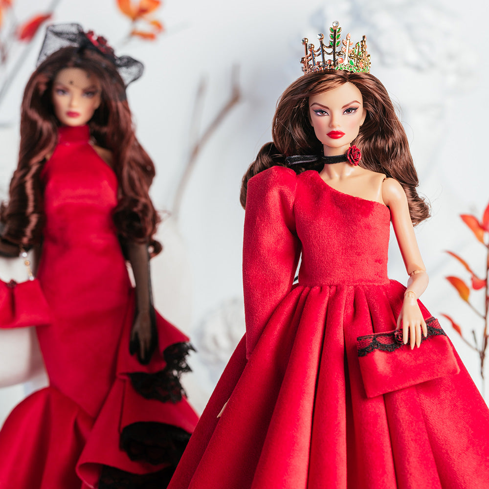 Elegant Flowing Light Collection Supermodel Doll Outfit