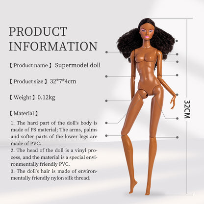 Tan Skin Tone Jonted GALA Fashion Doll (Second Generation Gold Label Edition)