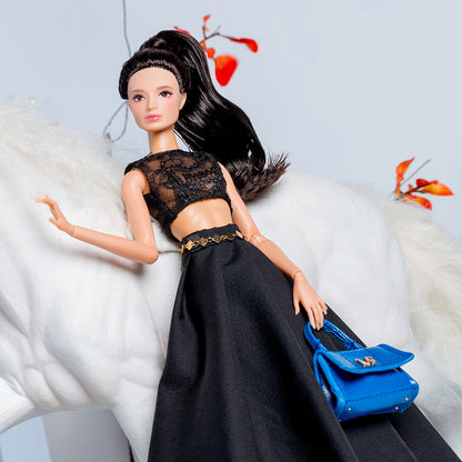 Black Attitude Collection Supermodel Doll Gift Set