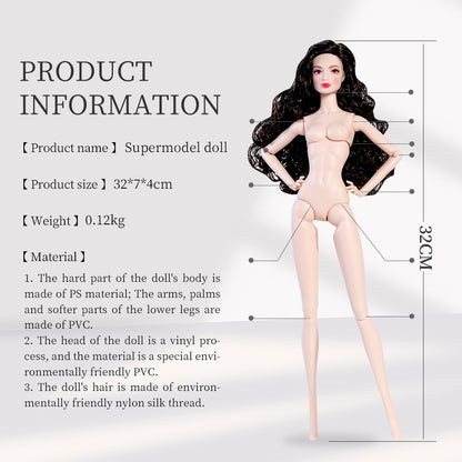 White Skin Tone Jonted NANA Fashion Doll (Upgraded Version)