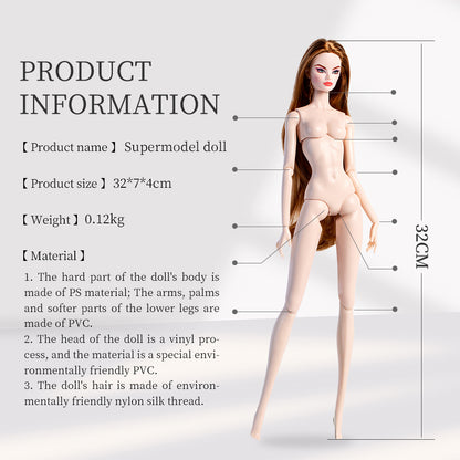 White Skin Tone Jonted GALA Fashion Doll (Gold Label Edition)