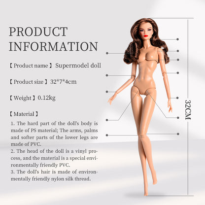 Natural Skin Tone Jonted GALA Fashion Doll (Gold Label Edition)