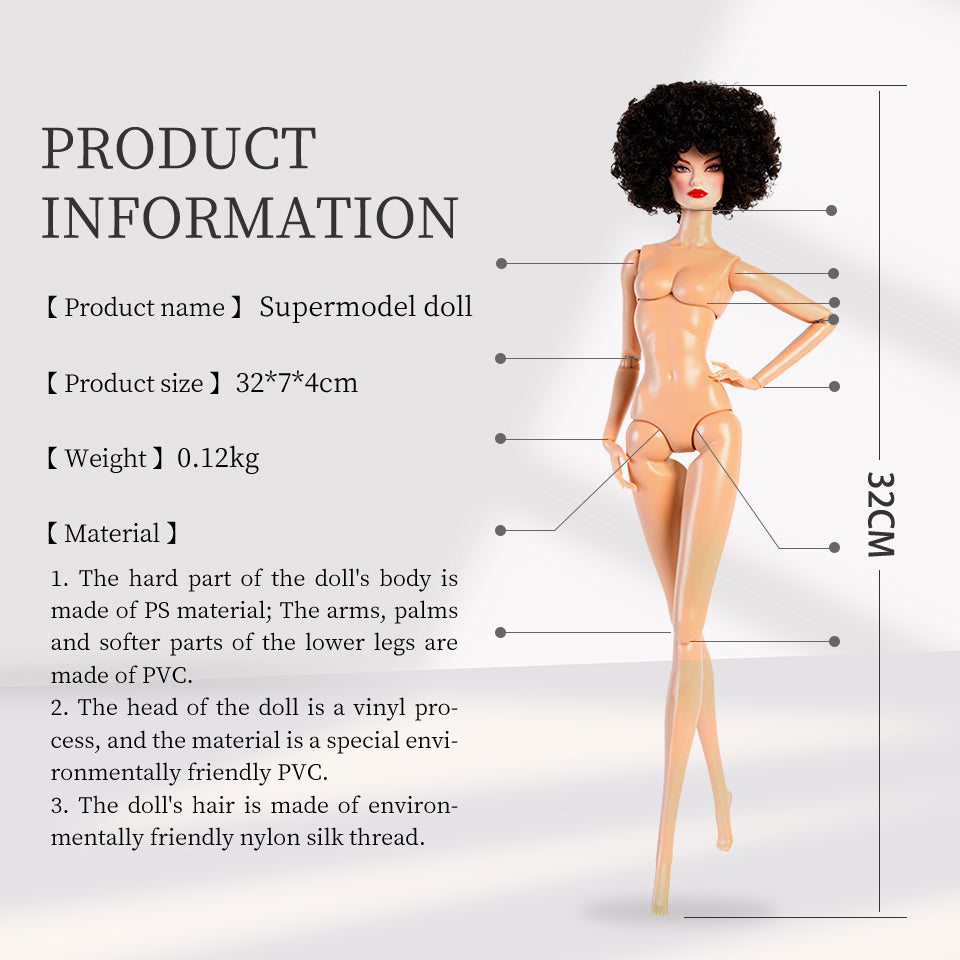 Natural Skin Tone Jonted GALA Fashion Doll (Second Generation Gold Label Edition)
