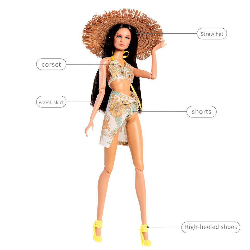 Romantic Beach Bikini Collection Supermodel Doll Outfit