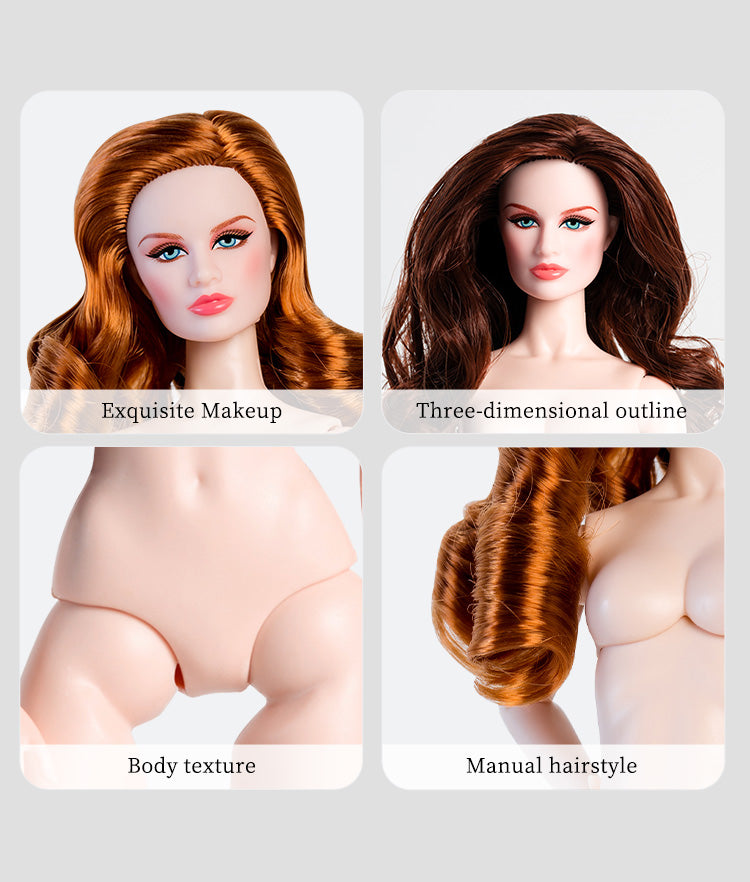 White Skin Tone Jonted TINA Fashion Doll (Gold Label Edition)