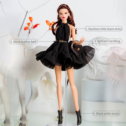 Black Romance Collection Supermodel Doll Outfit