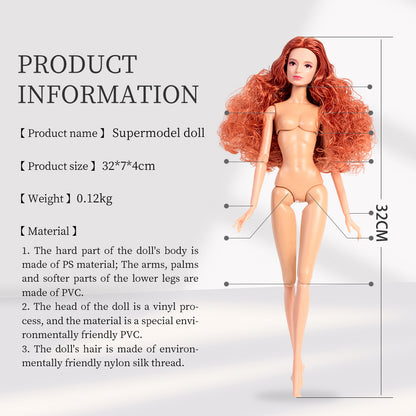 Natural Skin Tone Jonted COCO Fashion Doll (Basic Version)