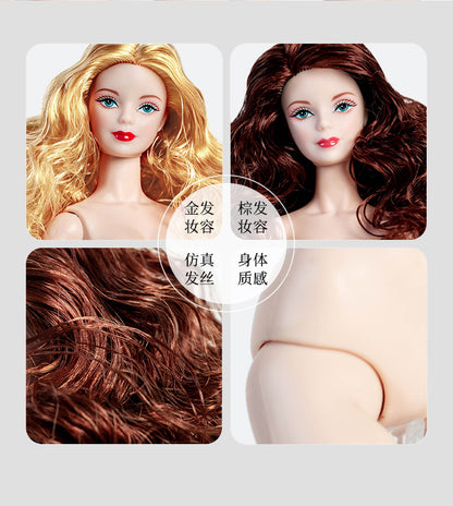 White Skin Tone Jonted KELLY Fashion Doll (Upgraded Version)