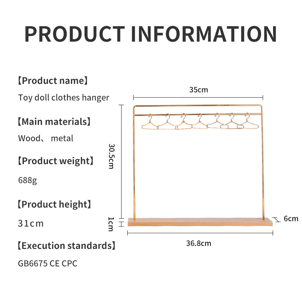 Supermodel Doll Clothes Hanger