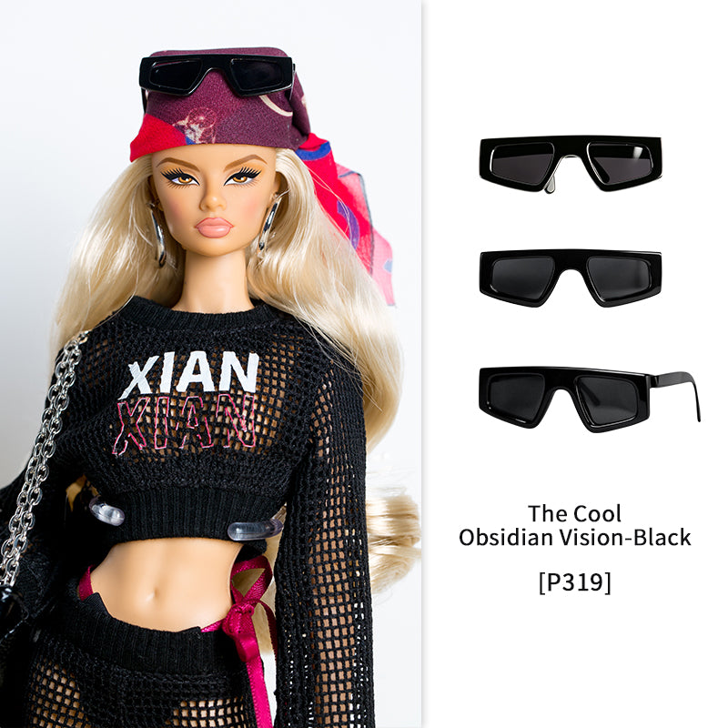 XIANXIAN Supermodel Doll Glasses (The Cool Obsidian Vision Series)