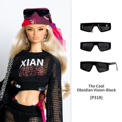 XIANXIAN Supermodel Doll Glasses (The Cool Obsidian Vision Series)