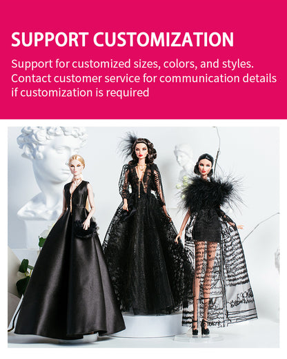 Black Elegant Collection Supermodel Doll Gift Set