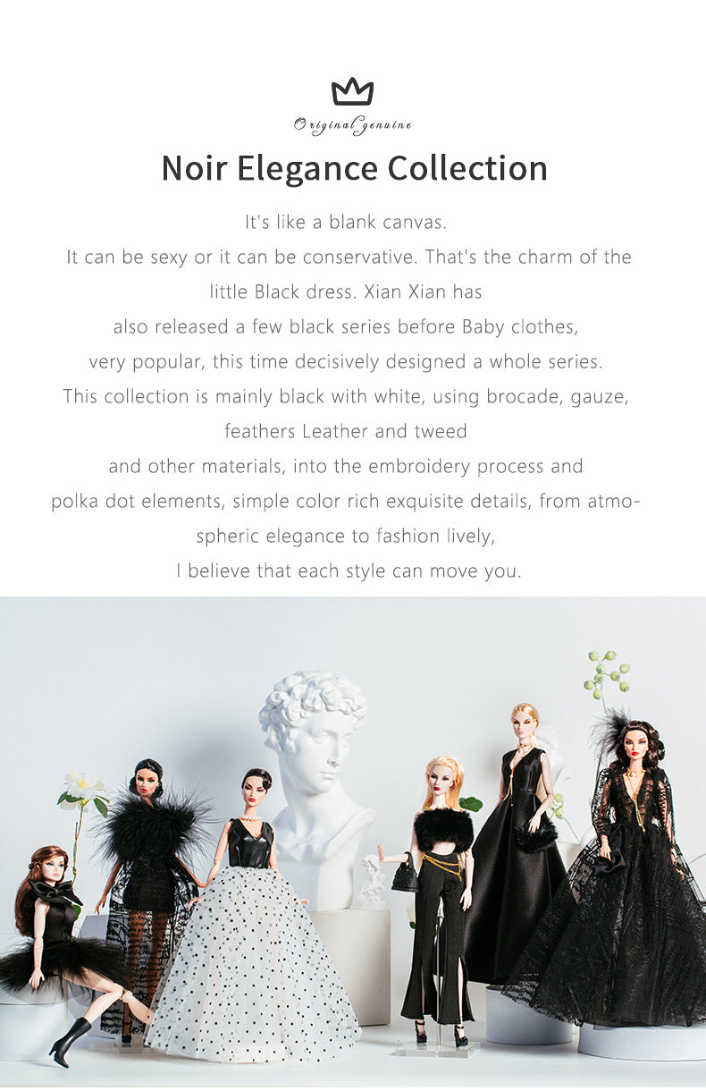 Black Elegant Collection Supermodel Doll Gift Set
