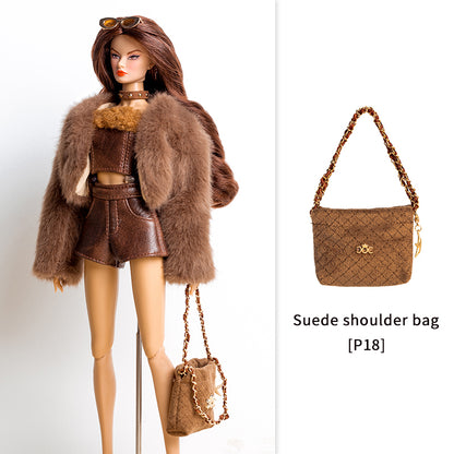 XIANXIAN Supermodel Doll Bags (Earth-toned Plush Series)