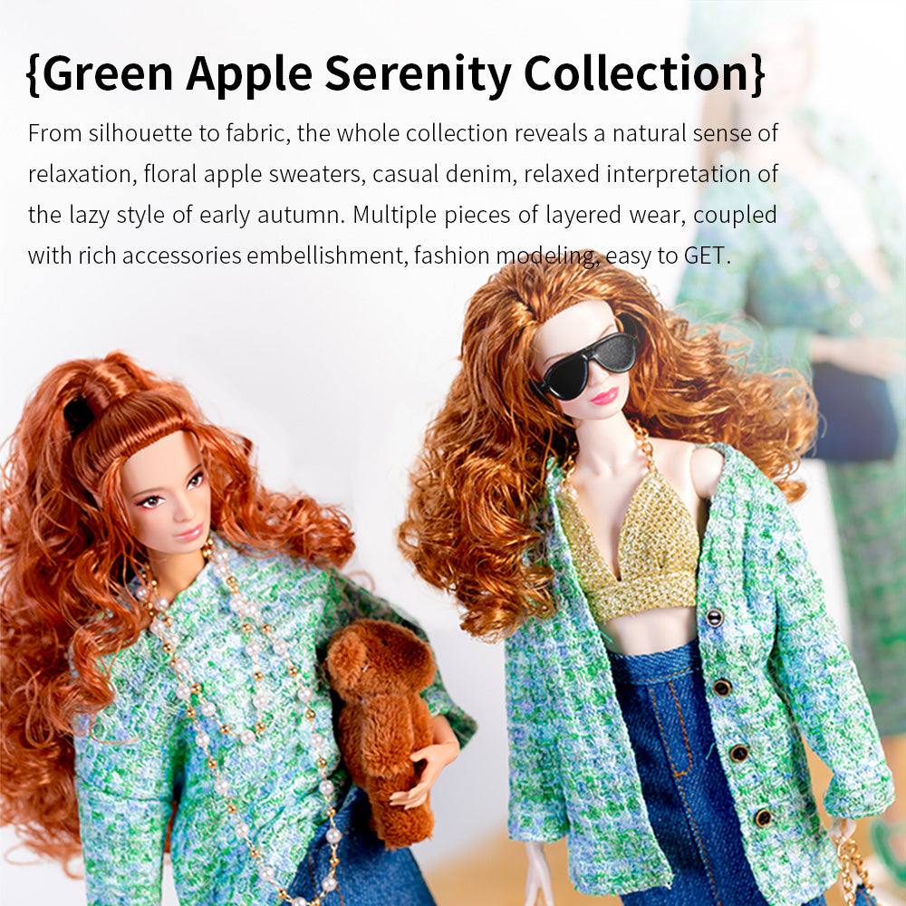 Green Apple Collection Supermodel Doll Gift Set