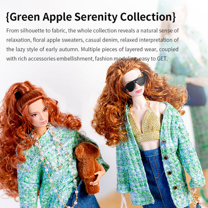 Green Apple Collection Supermodel Doll Gift Set