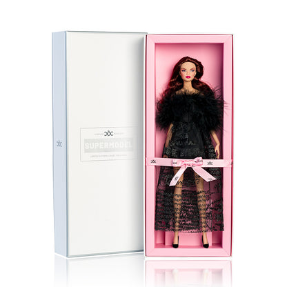 Black Elegant Collection Supermodel Doll Gift Set