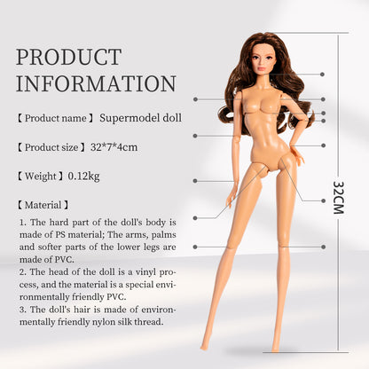 Natural Skin Tone Jonted COCO Fashion Doll (Basic Version)
