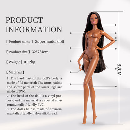 Tan Skin Tone Jonted MIYA Fashion Doll (Gold Label Edition)