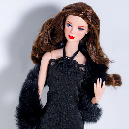 Black Dress Collection Supermodel Doll Gift Set