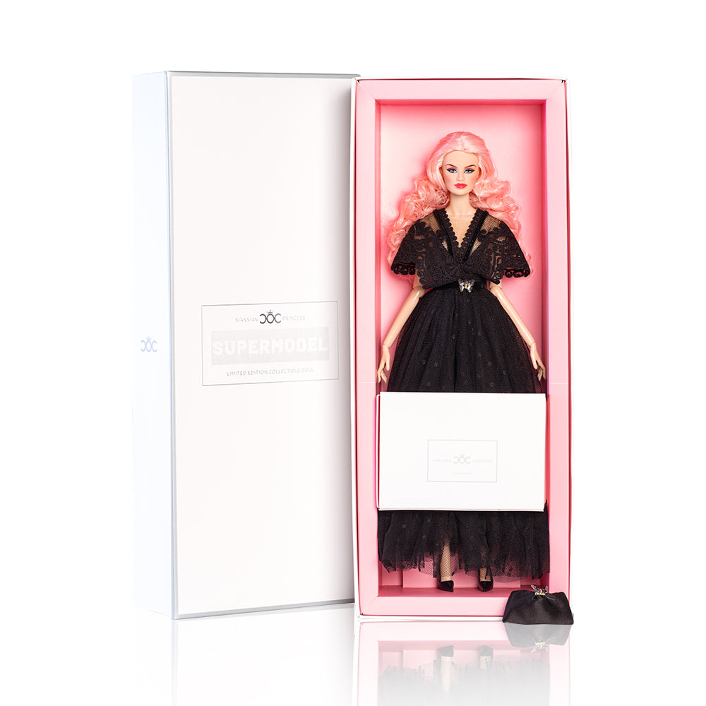 Black Romance Collection Supermodel Doll Gift Set