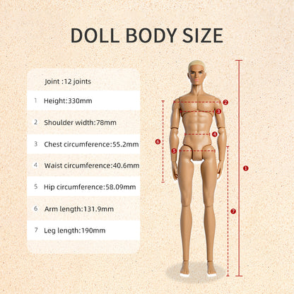 The Vacation Collection Male Fashion Doll Gift Set