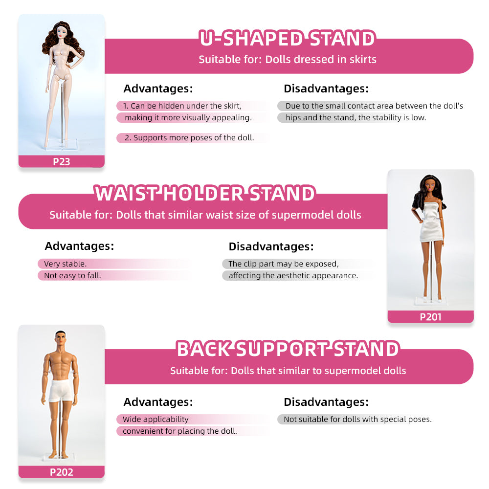 Xianxian Princess Doll Adjustable Doll Stand 2.0
