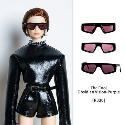 XIANXIAN Supermodel Doll Glasses (The Cool Obsidian Vision Series)