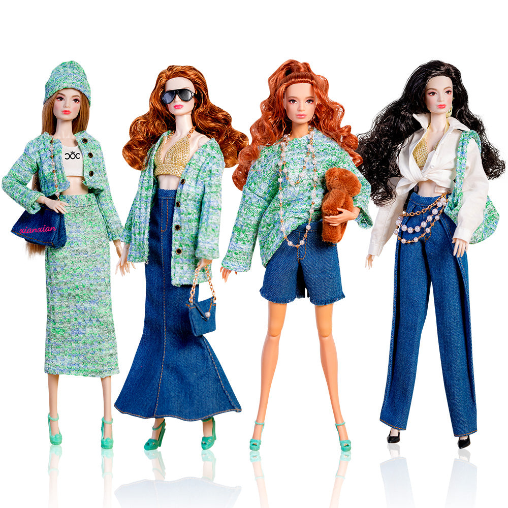 Green Apple Collection Supermodel Doll Gift Set