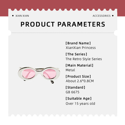 XIANXIAN Supermodel Doll Glasses (The Retro Style Series)