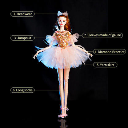 Pink Ballet Fairy Collection Supermodel Doll Outfit