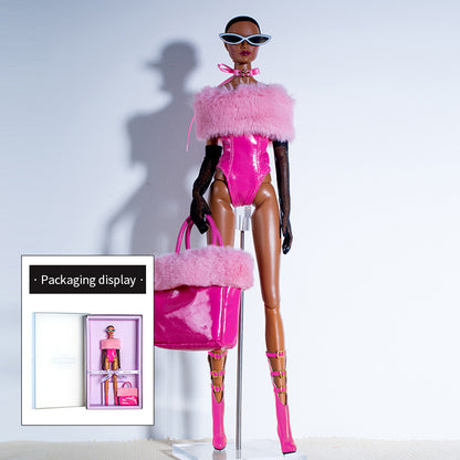 "Black Pink" Collection Supermodel Doll Gift Set