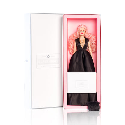 Black Elegant Collection Supermodel Doll Gift Set