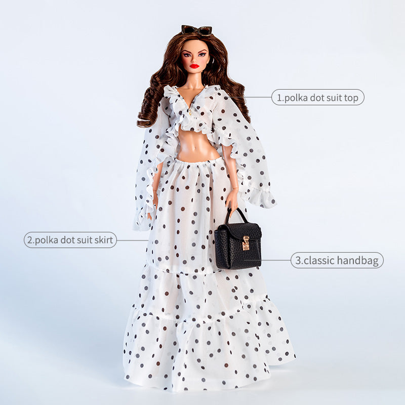Polka Dot Fantasy Collection Supermodel Doll Outfit