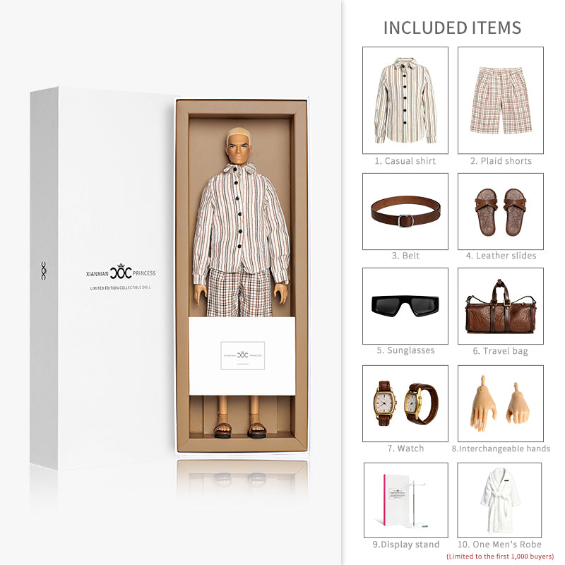 The Vacation Collection Male Fashion Doll Gift Set