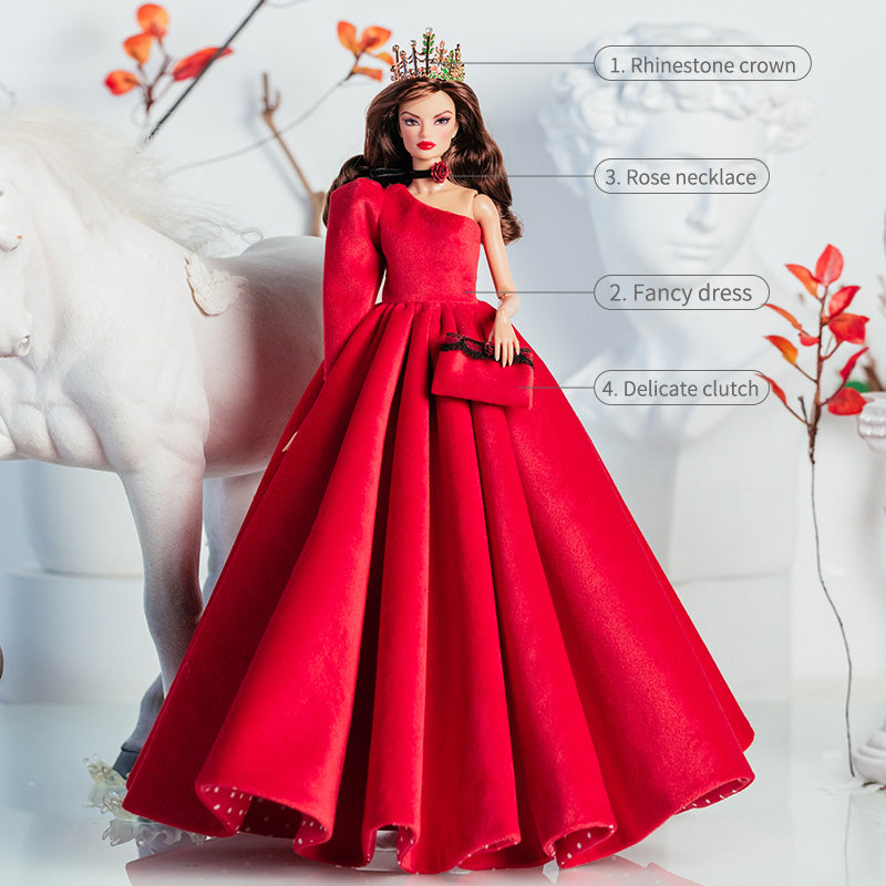 Elegant Flowing Light Collection Supermodel Doll Outfit