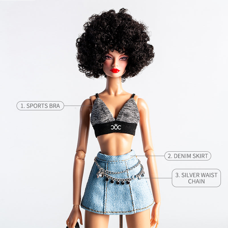 "COOL GIRL" Collection 2.0 Supermodel Doll Outfit