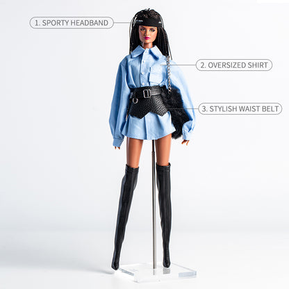 "COOL GIRL" Collection 2.0 Supermodel Doll Outfit
