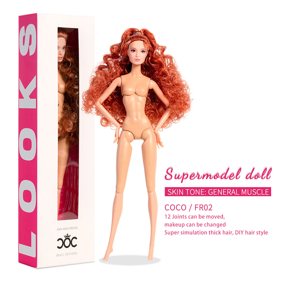 Natural Skin Tone Jonted COCO Fashion Doll (Basic Version)