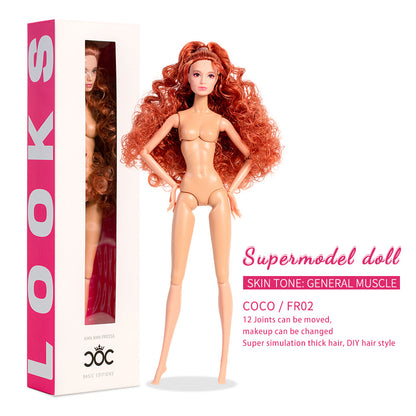Natural Skin Tone Jonted COCO Fashion Doll (Basic Version)
