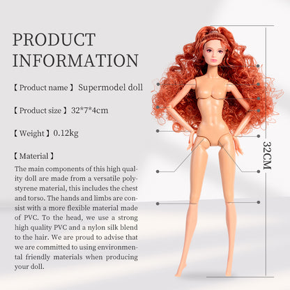 Wheat Skin Tone Jointed COCO Fashion Doll (Basic Version)