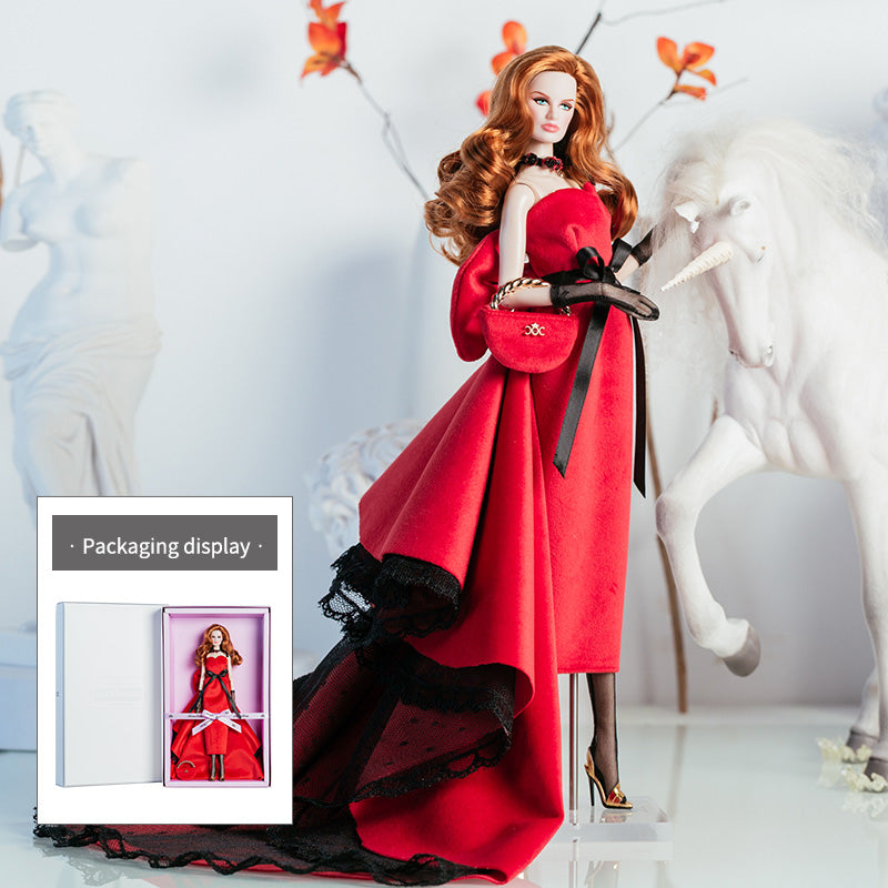 Elegant Flowing Light Collection Supermodel Doll Gift Set