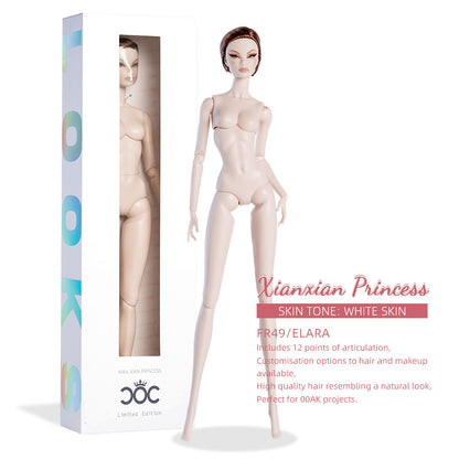 White Skin Tone Jointed ELARA Fashion Doll ( FR49 )