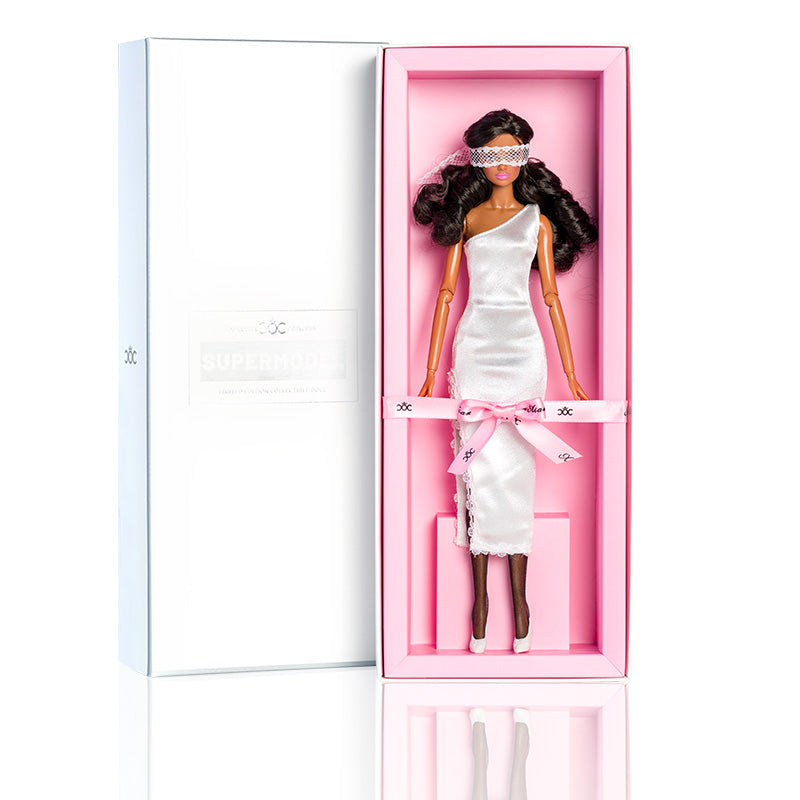 White Dress Collection Supermodel Doll Gift Set