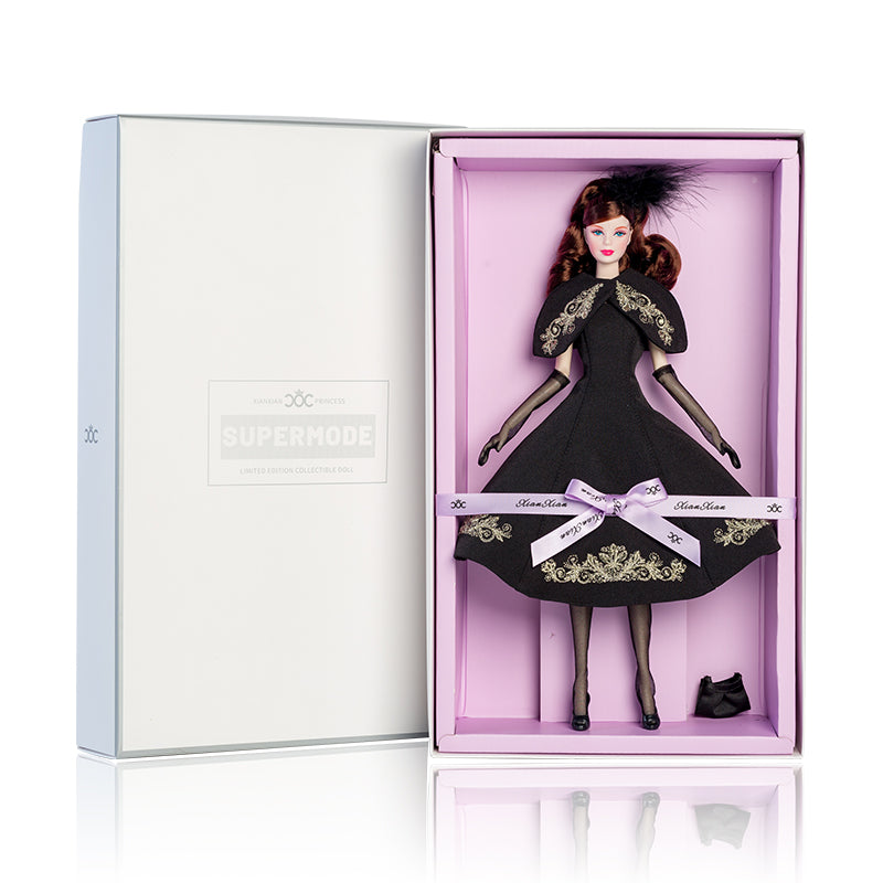 Black Attitude Collection Supermodel Doll Gift Set