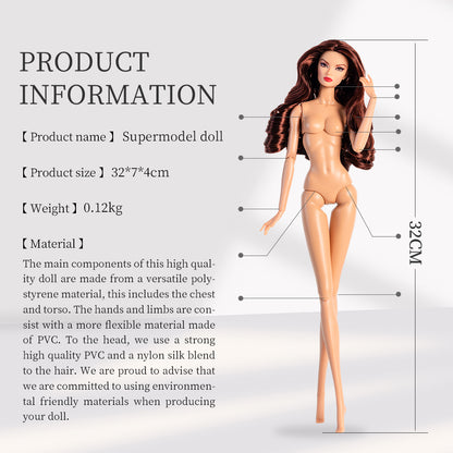 Wheat Skin Tone Jonted GALA Fashion Doll (Gold Label Edition)