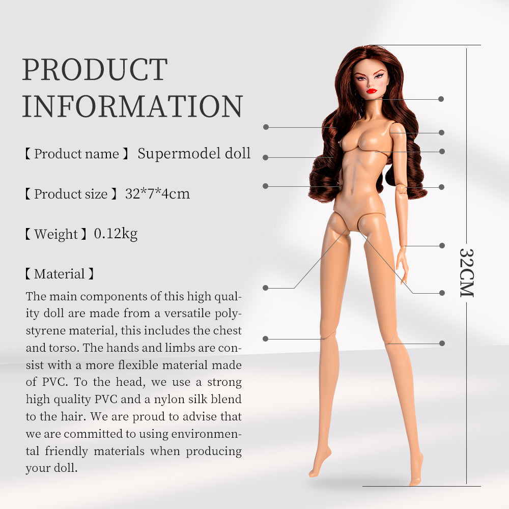 Wheat Skin Tone Jointed GALA Fashion Doll (Second Generation Gold Label Edition)