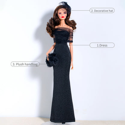 Black Dress Collection Supermodel Doll Outfit